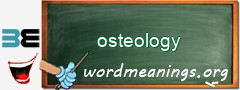 WordMeaning blackboard for osteology